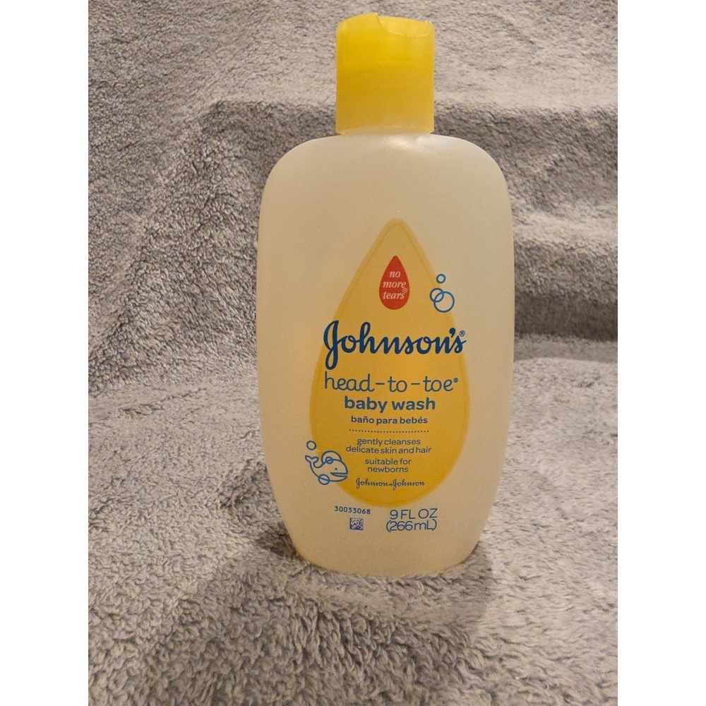 Johnson's Head-To-Toe Wash 9 Fl Oz Dye Free Doscontinued‎ New